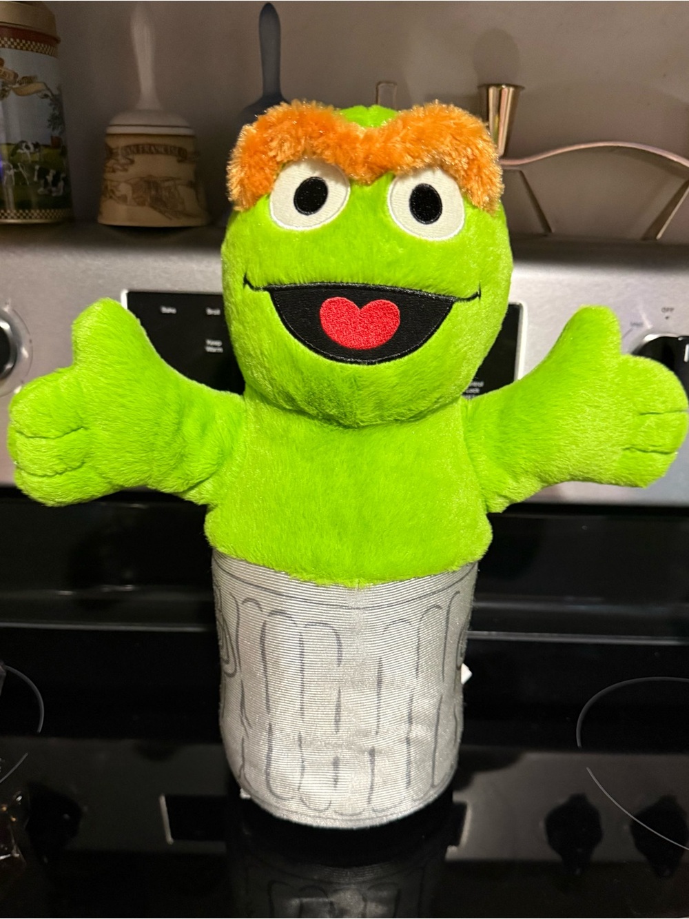Sesame Street Oscar the Grouch 13" Plush Doll Just Play 18+ Months Kids Toy